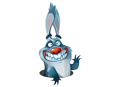 Rabbit NoWay он же Заяц Несудьбы-8 animal character emotion illustration mascot rabbit rabbitbadfortune rabbitbadluck rabbitnoway smile sticker telegram vectorart заяц заяцнесудьбы персонаж улыбка эмоция