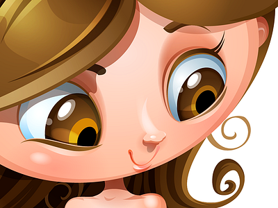 Little Princess-2 character child eye eyes face girl kid mascot smile