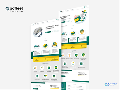 Gofleet UI/UX Website & Mobile Apps design flat illustrator minimal ui ux vector web deisgn web design agency website