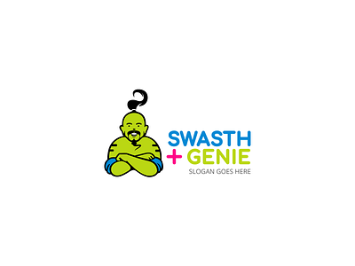 SWASTH GENIE - Logo Design brand branding design graphic icon illustration logo minimal typography vector