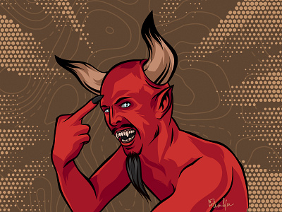 Dave Grohl as Shiny Demon artwork design digital digital art digital illustration fanart illustration minimal music art photoshop art portrait portrait art portrait illustration portraits rock music art vector