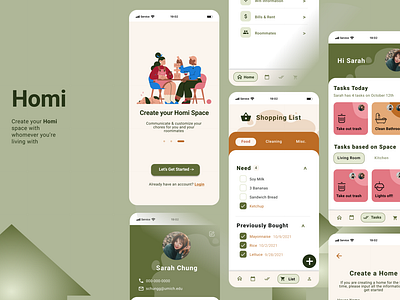 Homi: UX Case Study Design