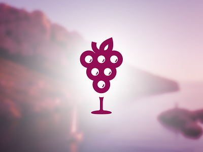 Wine bold france grapes logo sticker mule stroke wine