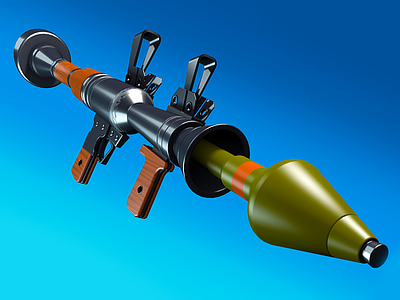 Fortnite RPG 3d c4d cinema 4d fortnite render rocket launcher rpg tutorial weapon