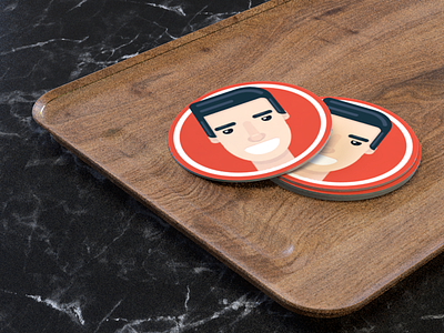 Flat face Coasters