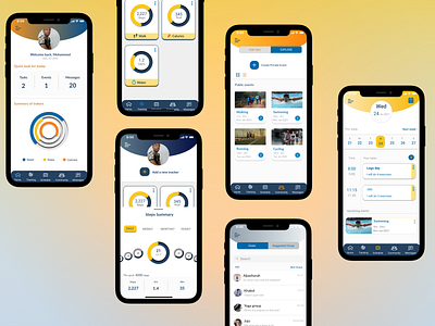 Fitness App app app design application design fitness app fitness mobile application mobile mobile app design mobile application mobile design mobile ui ui