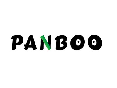 Panboo Panda Logo bamboo panda panda logo