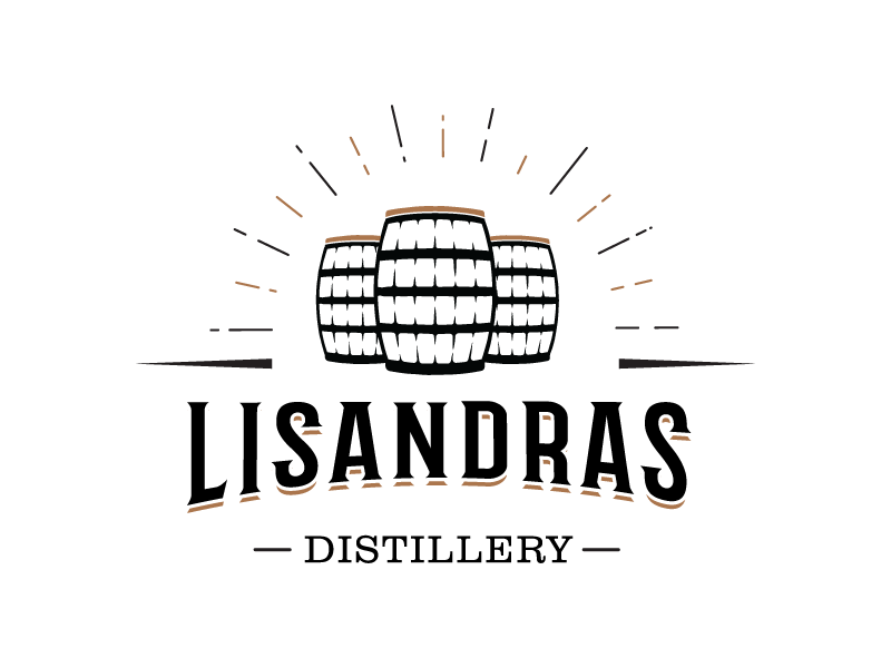 Whiskey Distillery Logo logo logochallenge dailylogochallenge brown vodka gin wine vintage badge grunge distillery western barrel whiskey vintage logo
