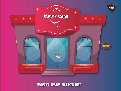 Beauty salon art vector american african barbershop beauty salon book illustration branding design home illustration shop vector