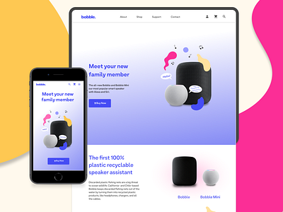 Bobble — online shop concept