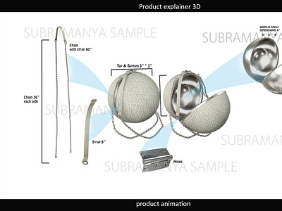 Product animation 3d 3d bag 3d model 3d sample 3d work lowpoly product product design profile