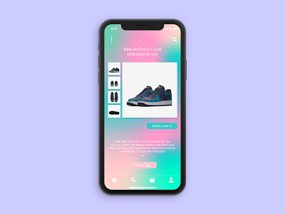 DailyUI - 012 - E-Commerce Shop app app design daily 100 challenge dailyui dailyuichallenge design e commerce e commerce shop graphic design icon nike ui