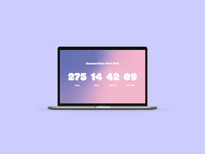 DailyUI - 014 - Countdown Timer