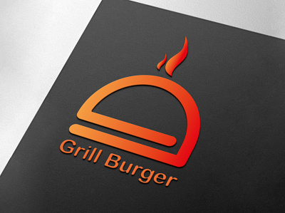 Grill Burger fastfood logo branding branding design burger design fast food fastfood illustrator logo logo design logodesign logodesigner logodesignersclub logodesigns logodesinger logos mockup psd