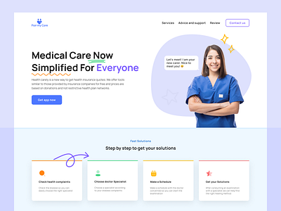 Healthcare Search Web App care carer health healthcare illustration job medical medication product search ui ux