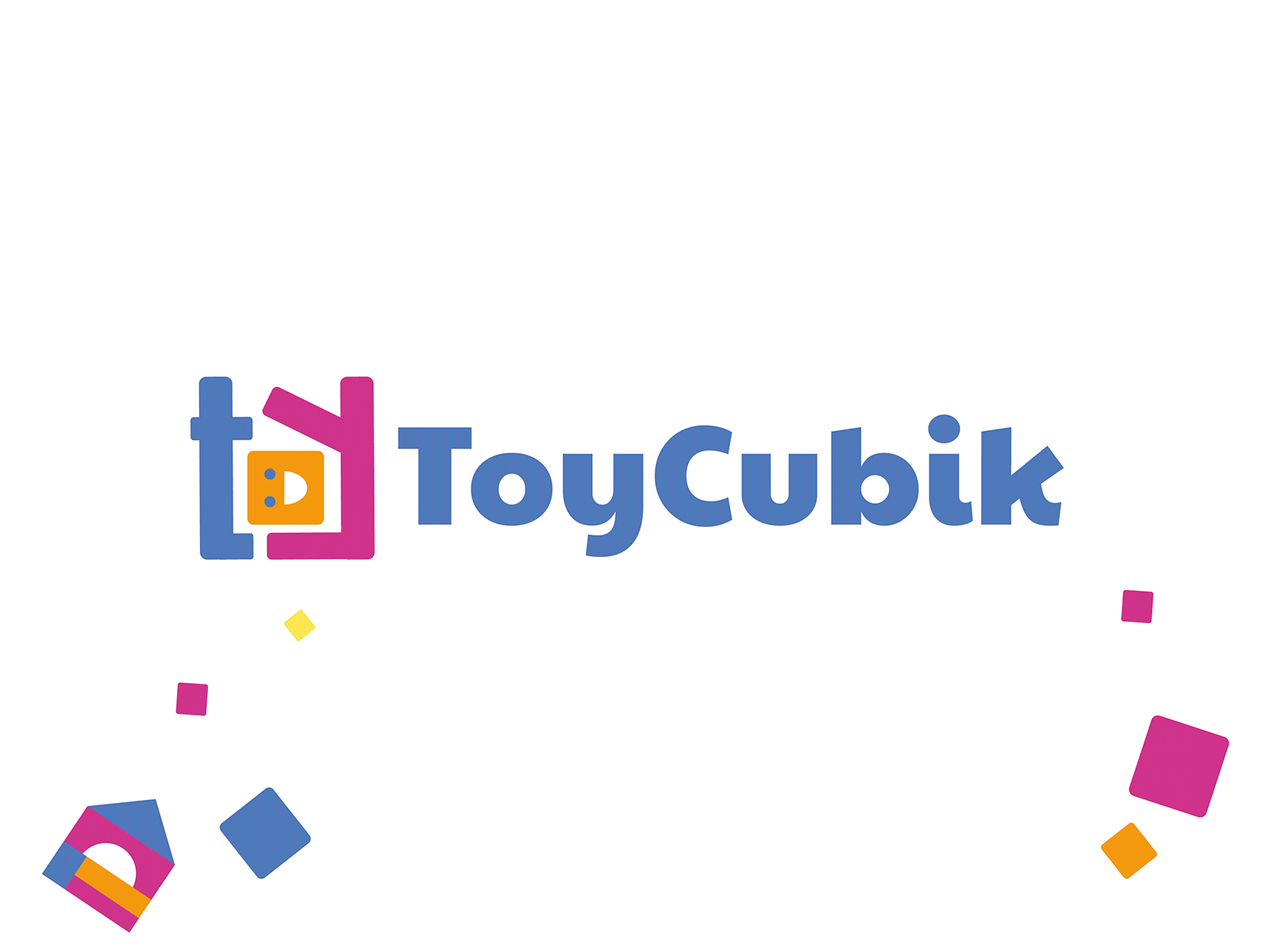 ToyCubik animation after effects animated cubes animated gif animated logo animated type animatedgif animation blue brand illustration branding design illustration logo logotype motion motion design shapes shapes animated vector yellow
