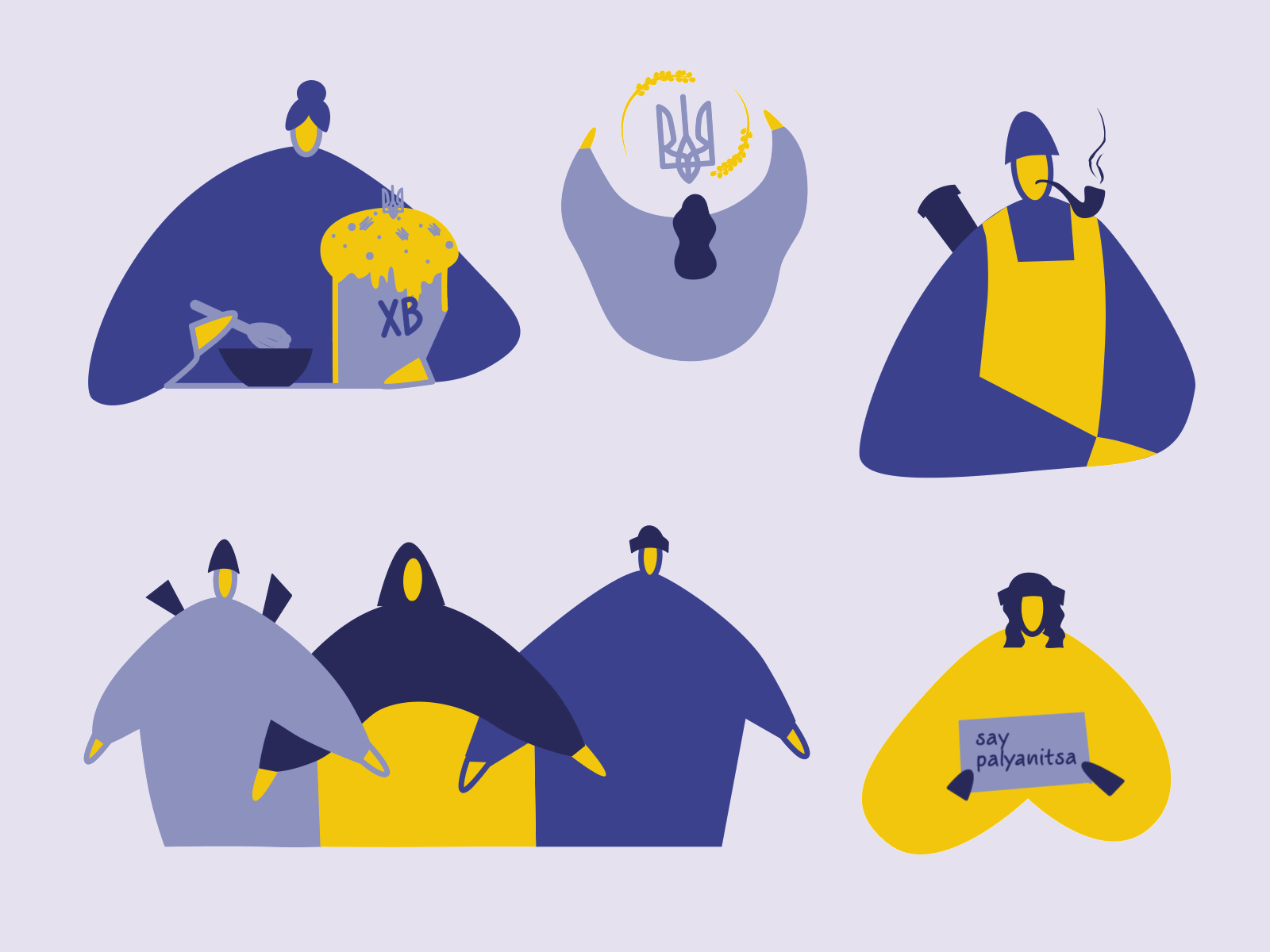 Animated stickers 2022 animated stickers animation blue branding design illustration motion graphics simple stickers ukraine vector war yellow
