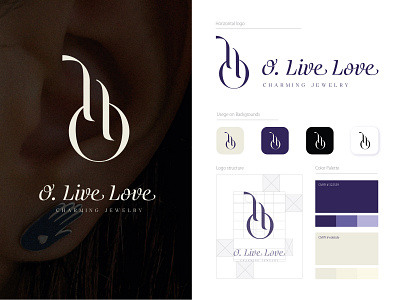 O. L. L. logobook app branding color palet design graphic design icon logo logobook vector