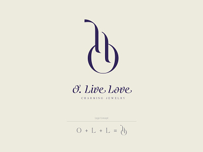 O. Live Love 2023 logo branding design graphic design illustration jewelery logo vector