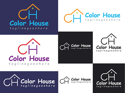 Color House Logo designs