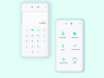 Calcilator ui app ui branding calculator calculator ui cart cart ui checkout checkout page credit card checkout daily ui dailyui design ecommerce neomorphism science soft ui