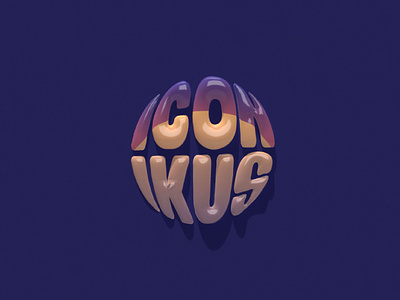 Iconikus Logo 3D 3d art design logo