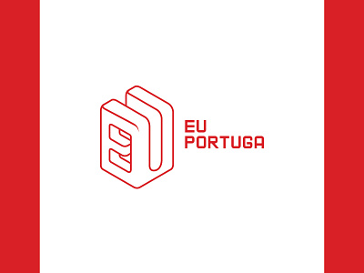 Eu Portuga - Logo Design braga brand branding branding design brasil brazil design graphic graphic design logo logo design logotype portugal red vector