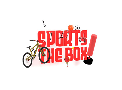 Branding Sports The Box 3d braga branding design graphic graphic design illustration logo logo design logotype port portugal