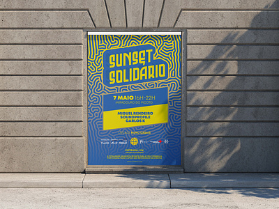 Solidarity Sunset Event braga design graphic design music portugal poster sunset typeface ukraine