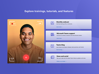 Microsoft Team Website Redesign