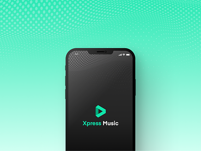 Xpress Music Player Mobile App Design app branding design figma graphic design icon illustration logo typography ui
