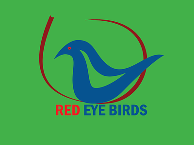 Red Eye Birds art branding design flat graphic design icon illustration logo minimal vector