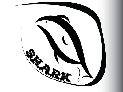Shark Flat Logo art branding design flat graphic design icon illustration logo minimal vector
