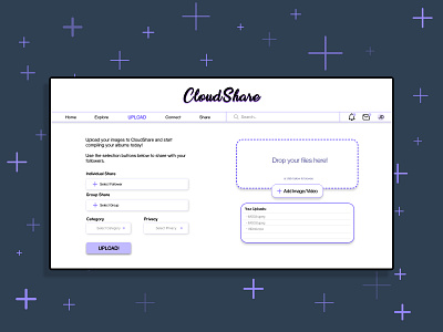 CloudShare Upload - #dailyui031