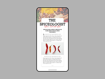 The Spiceologist - #dailyui035