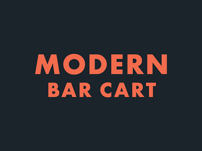 MBC Redux bar booze clean custom type drinking futura gridded minimal modern simple swiss wordmark