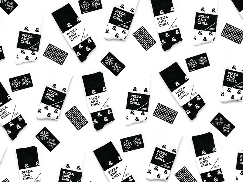 &pizza Holiday 2017 black and white holiday pattern photography playful