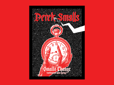 Derek Smalls Tour blackletter comedy fun gig poster metal parody rock poster screenprint rock n roll silly tour tour poster