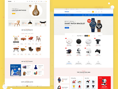 E-Commerce PSD Template design ecommerce graphic design online shop online store shop shopping typography ux web website
