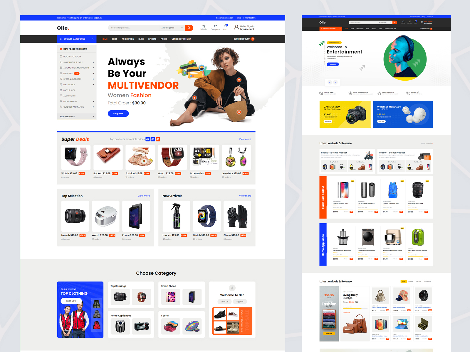 Olle - Multivendor eCommerce by Tonoy on Dribbble