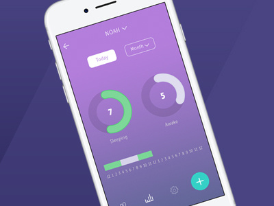Sleep App app design ui