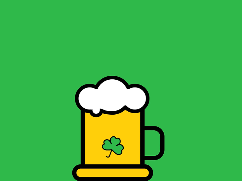 Unlucky St. Patrick's Day beer drinking drop luck of the irish phone splash st. patricks day st. pats day unlucky