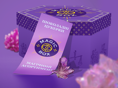 Magic Box packaging design for chocolates advertisement branding design mockup packaging packaging design poster print product design
