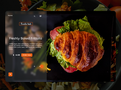 Food website user interface animation app design flat graphic design illustration ui ux web website