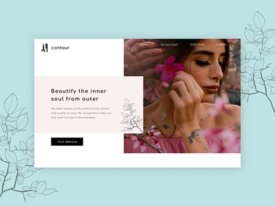 Beauty Salon Website UI Design