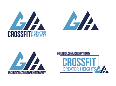 CrossFit Greater Heights Logo brand brand mark crossfit graphicdesign logo logo and branding logo design logo mark symbolism