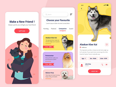 Dogs Adoption App Concept