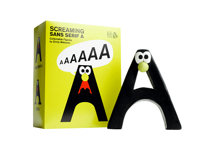 Screaming Sans Serif A character design sans serif typography