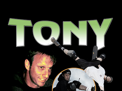 Tony Hawk - T Shirt Design