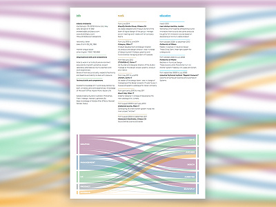 New layout cv curriculum vitae cv easy infographic